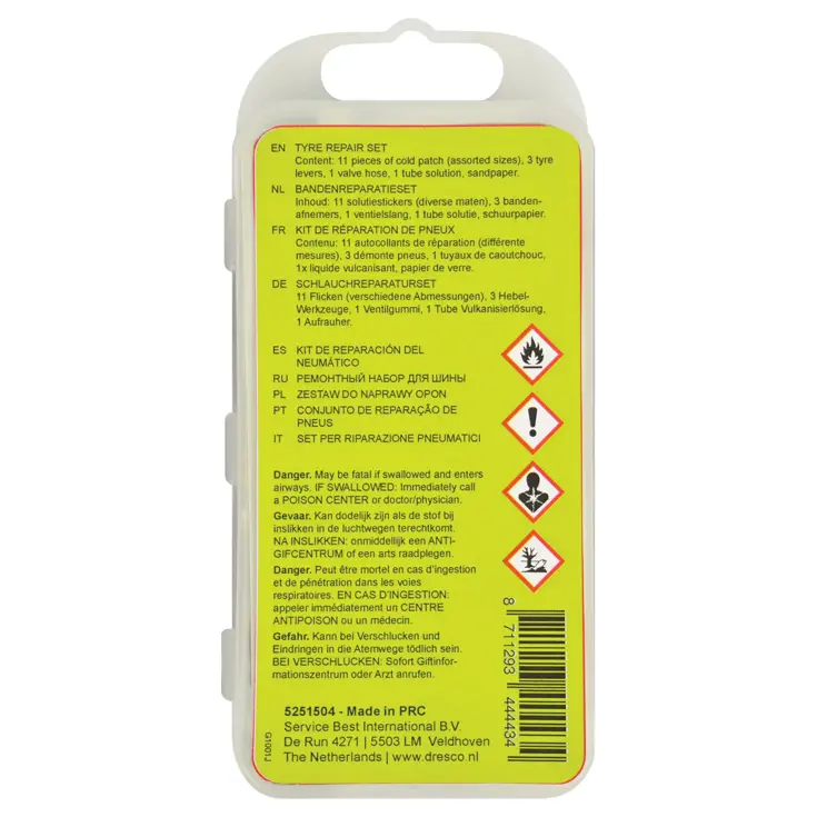 17-delige Fietsbanden Reparatieset voor onderweg