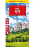 Wegenkaart De Alpen