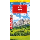 Wegenkaart De Alpen