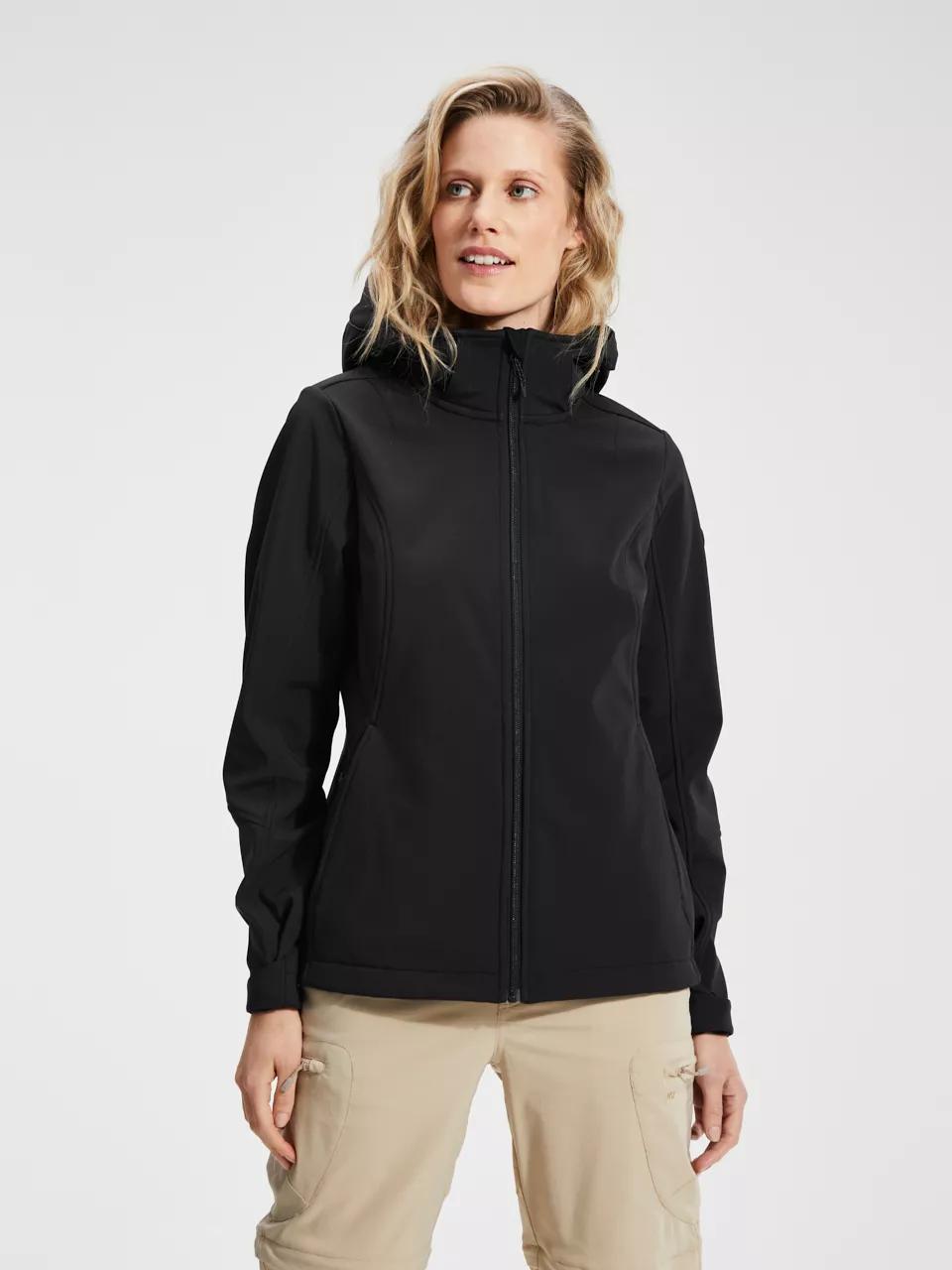 ANWB  Ylvas  Softshell jas dames  Human Nature  Zwart   XL main product image