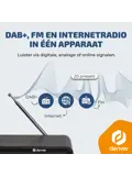 DAB+/Internet Radio Bluetooth Kleuren display