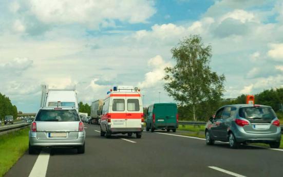"Rettungsgasse" bij file in België