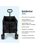 Opvouwbare Bolderkar - 165L - 100kg
