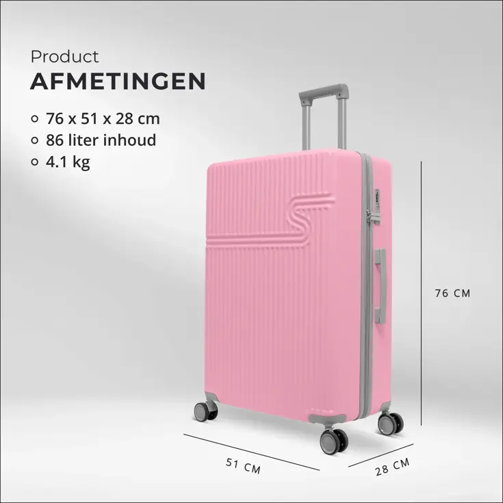 Grote Reiskoffer 76cm - 86L
