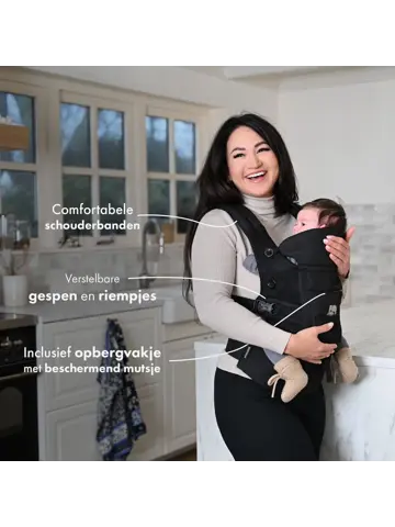 Ergonomische Draagzak - Luxe Buikdrager 4-in-1