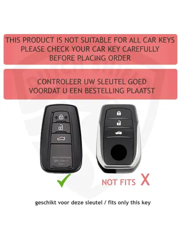 Metalen Sleutelhoesje voor Toyota grijs B3A