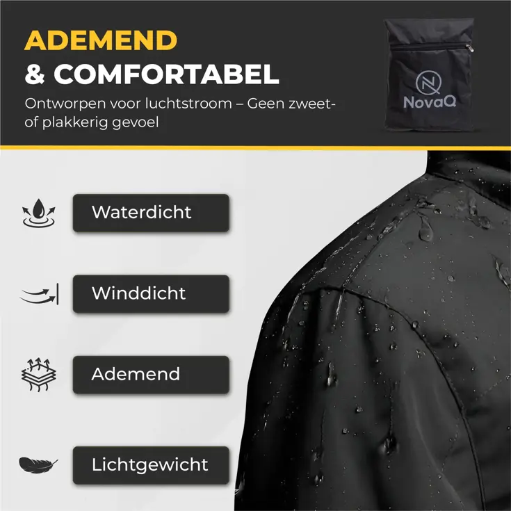 Regenponcho voor Fietsen en Wandelen