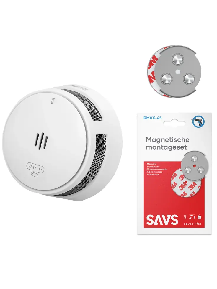 S10 Rookmelder met magneet