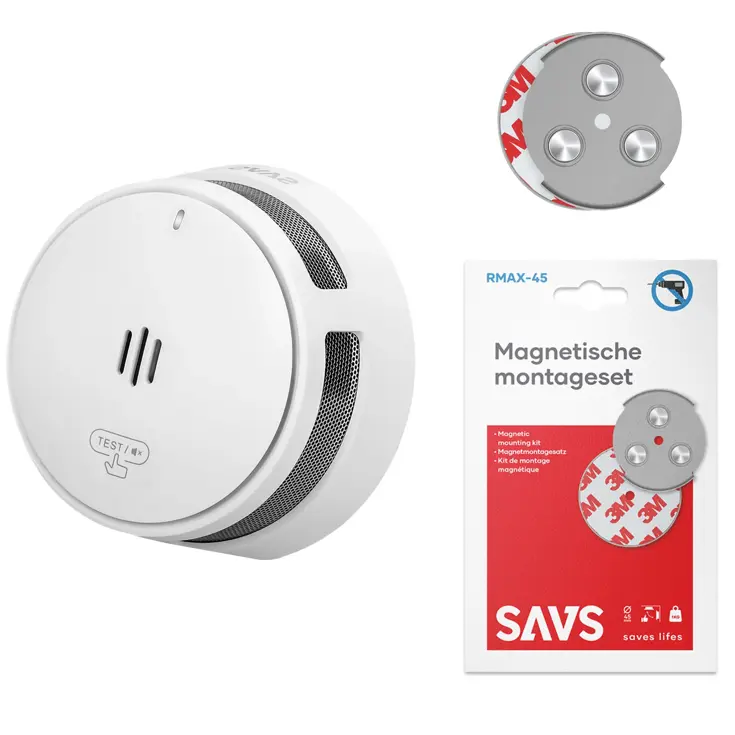 S10 Rookmelder met magneet