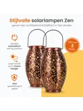 Solar Tafellamp Zen – 2 Stuks - LED