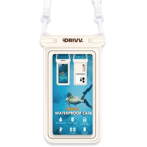 Waterdicht Telefoonhoesje - 6.8" Beige - Drijvend