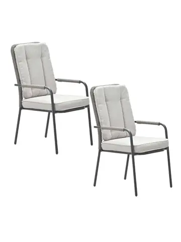 Aleria 2st taupe Tuinstoel Garden Impressions