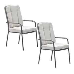 Aleria 2st taupe Tuinstoel Garden Impressions