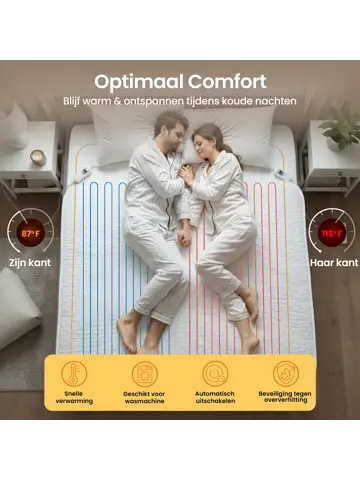 Elektrische Onderdeken 2-Pers. - 160 x 140cm