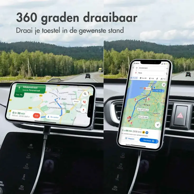 Magsafe Telefoonhouder + Autolader - Vent
