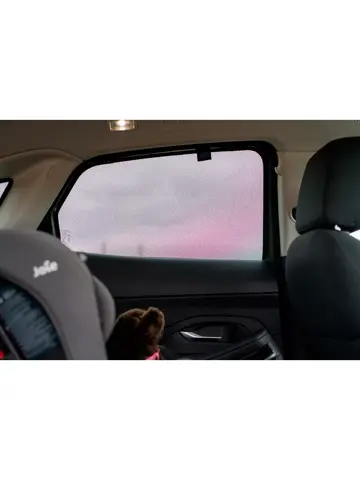 Jaguar E-Pace 2017 - Zonneschermen achterportieren - Car Shades