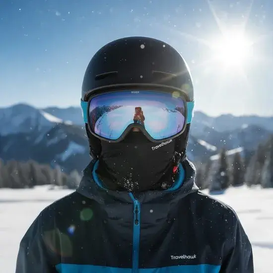 Balaclava Helmmuts Motor/Scooter Zwart