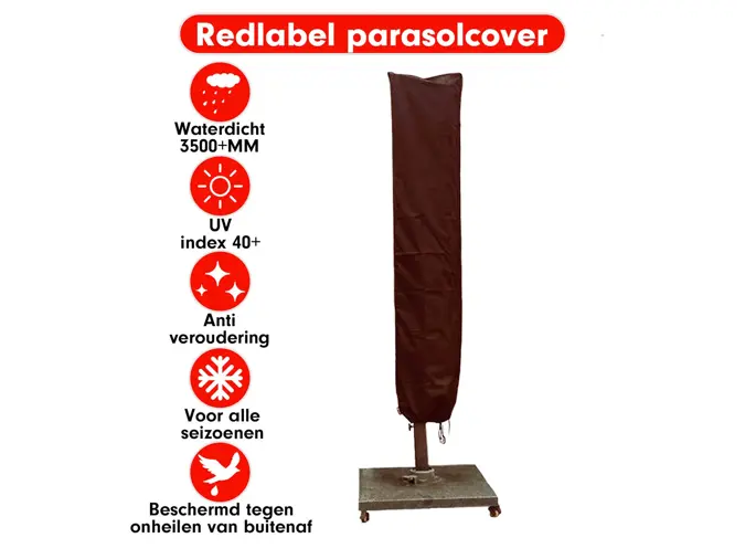 CUHOC Zweefparasol hoes 230x50x58 cm - Redlabel