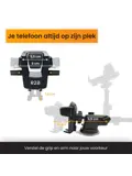 Telefoonhouder Auto voor Raam en Dashboard