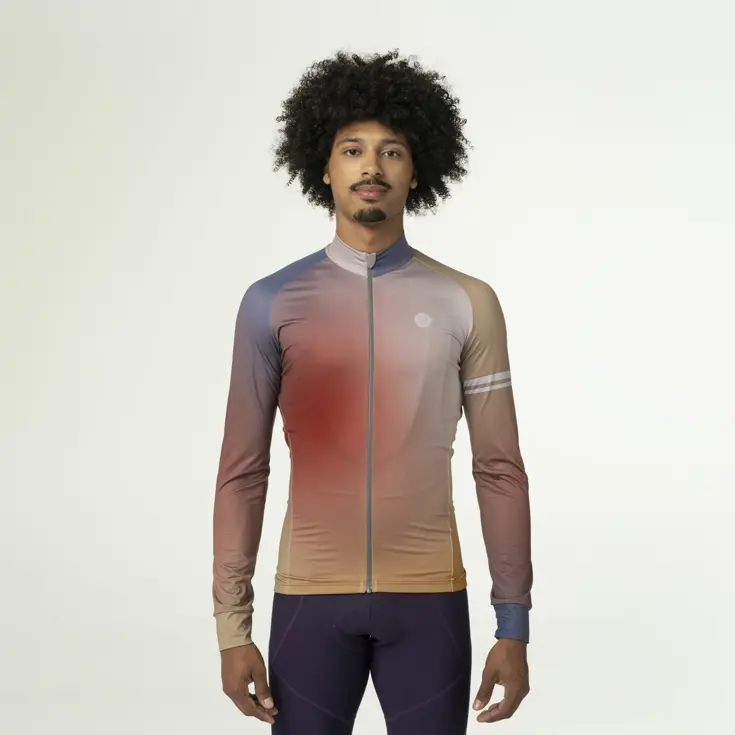 Gradient Fietsshirt Lange Mouwen Performance Heren