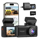Wolfbox X3 Touch 2CH 2K Wifi GPS 64gb dashcam