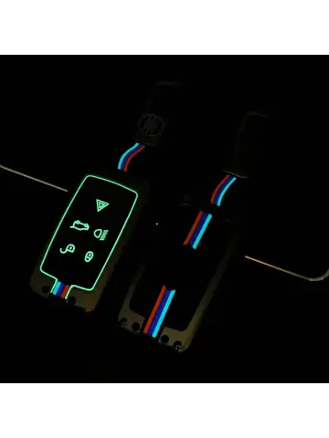 Metalen Sleutelhoesje voor Landrover grijs B5