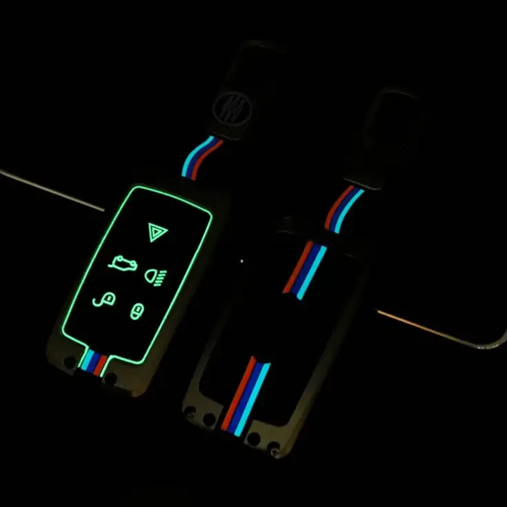 Metalen Sleutelhoesje voor Jaguar grijs B5