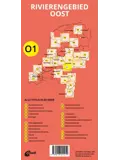 ANWB Fiets en wandelknooppuntenkaart O1 Rivierengebied oost