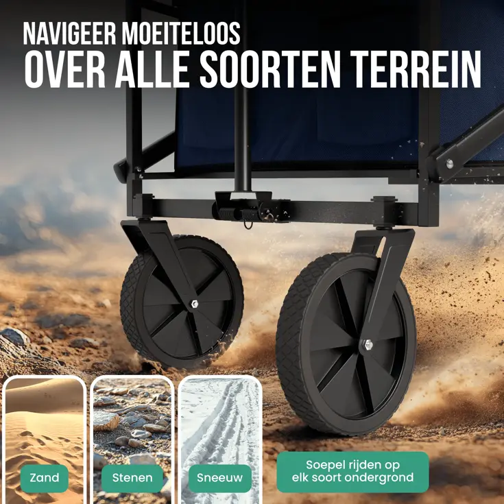 Bolderkar Opvouwbaar XL