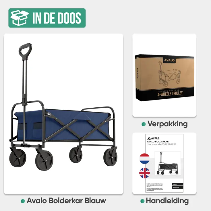 Bolderkar Opvouwbaar