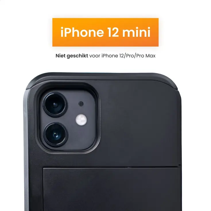 R2B iPhone 12 Mini Hoesje met pasjeshouder