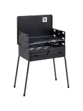 Barbecue Koffermodel Staal 40x30 cm