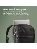 Accezz Leren Laptop rugtas