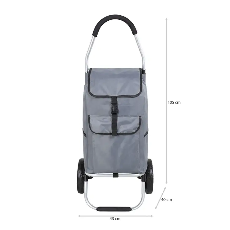 Boodschappenwagen 40L inklapbaar