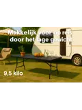 Campingtafel inklapbaar 180x70 cm - Black