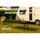 HEM Campingtafel inklapbaar 180x70 cm - Black