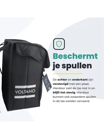 Voltano Dubbele Fietstas XXL 60L