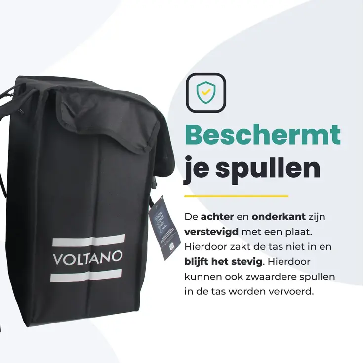 Voltano Dubbele Fietstas XXL 60L