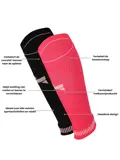 2 paar - Compressie Kuit Sleeves - Sport & Reizen