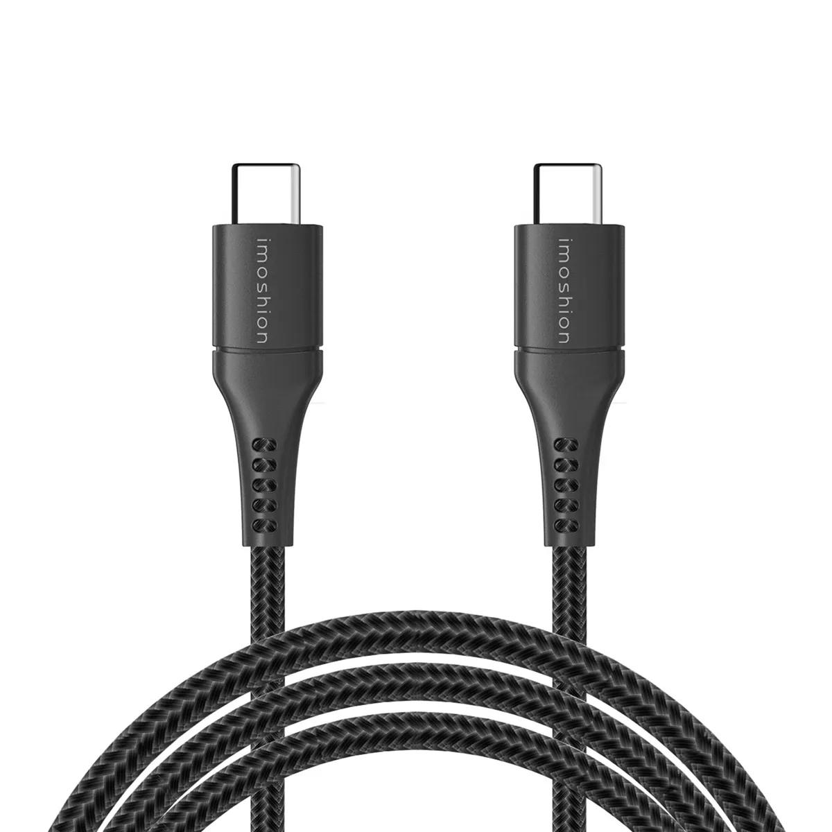 Imoshion  Braided USB-C naar USB-C kabel  Zwart main product image