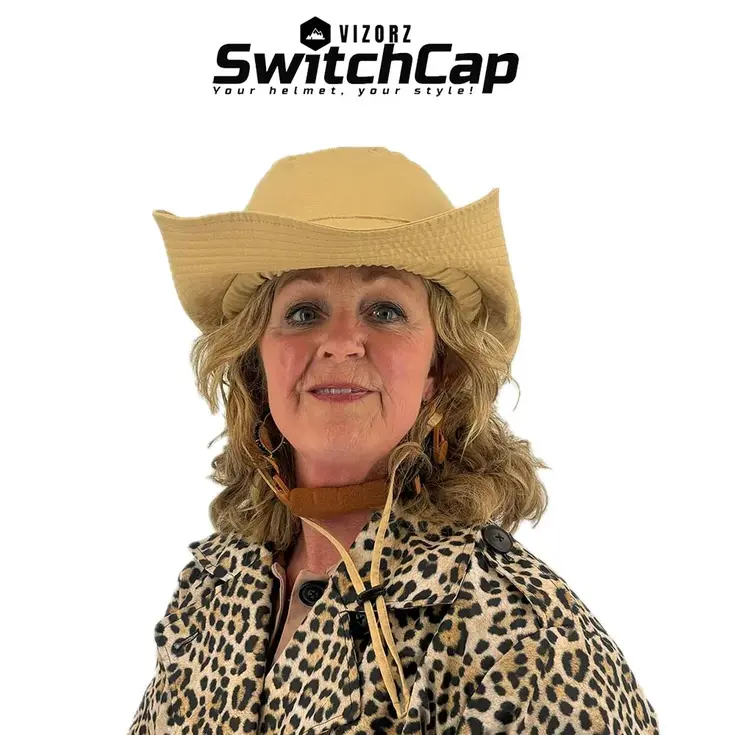 SwitchCap fietshelm - Camel urban