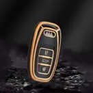 Dutch Shield Sleutelhoesje  Audi goud A3