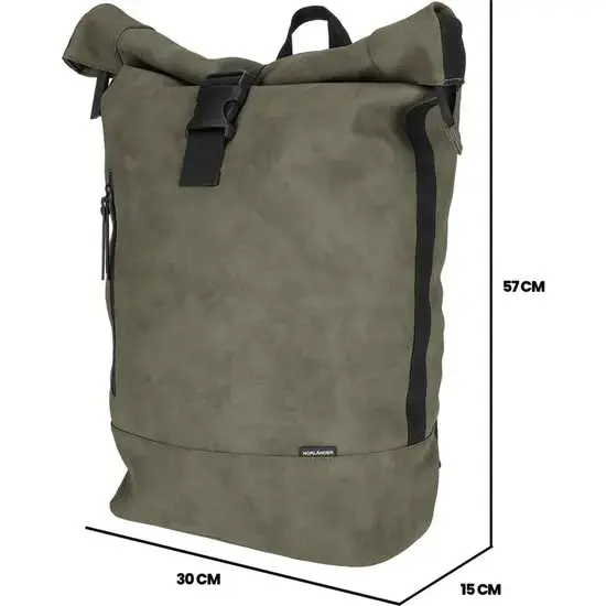 Norländer nubuck rolrugzak