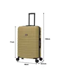 Reiskoffer L ABS 95L met TSA-slot en 360° wielen
