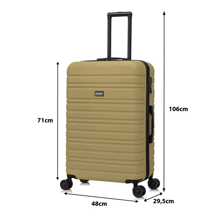 Reiskoffer L ABS 95L met TSA-slot en 360° wielen