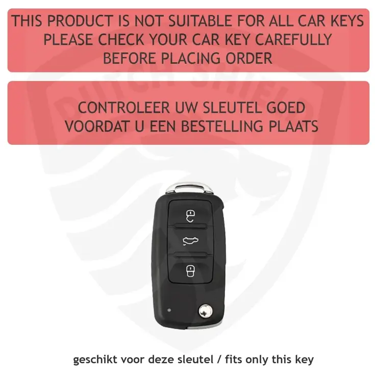 TPU Sleutelhoesje voor Volkswagen goud A3