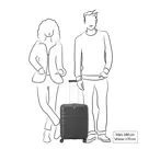 Roncato B-Flying expandable trolley 55 Grijs