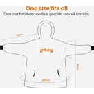 Goliving fleece deken met mouwen