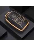 TPU Sleutelhoesje voor Landrover goud A5