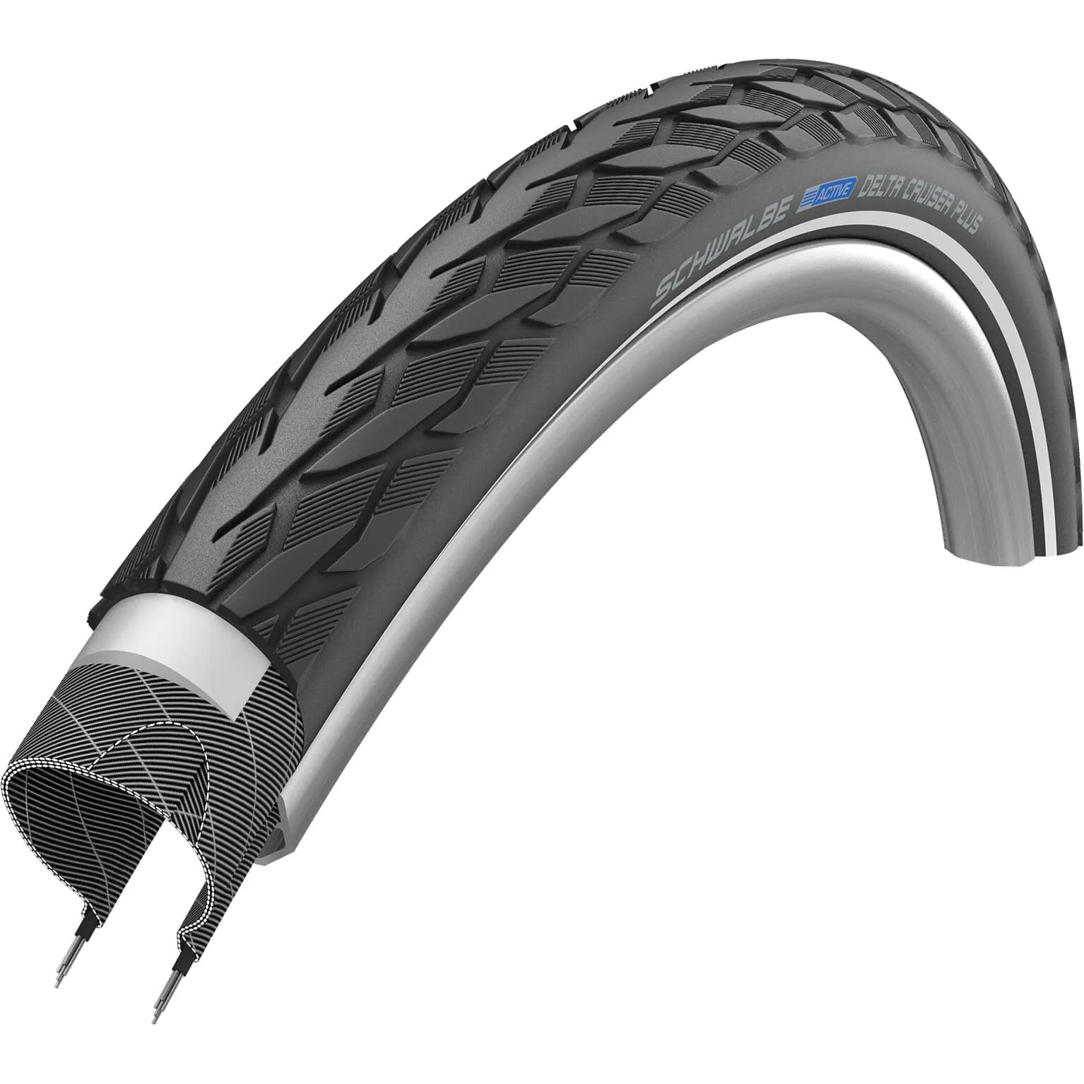 Schwalbe  buitenband Delta 28 x 1.50 zw refl  Zwart main product image